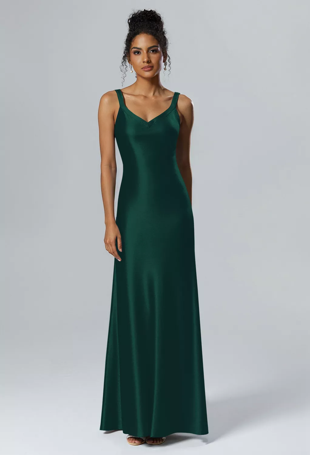 AW Shreya Hunter Green  Bridesmaid Dresses